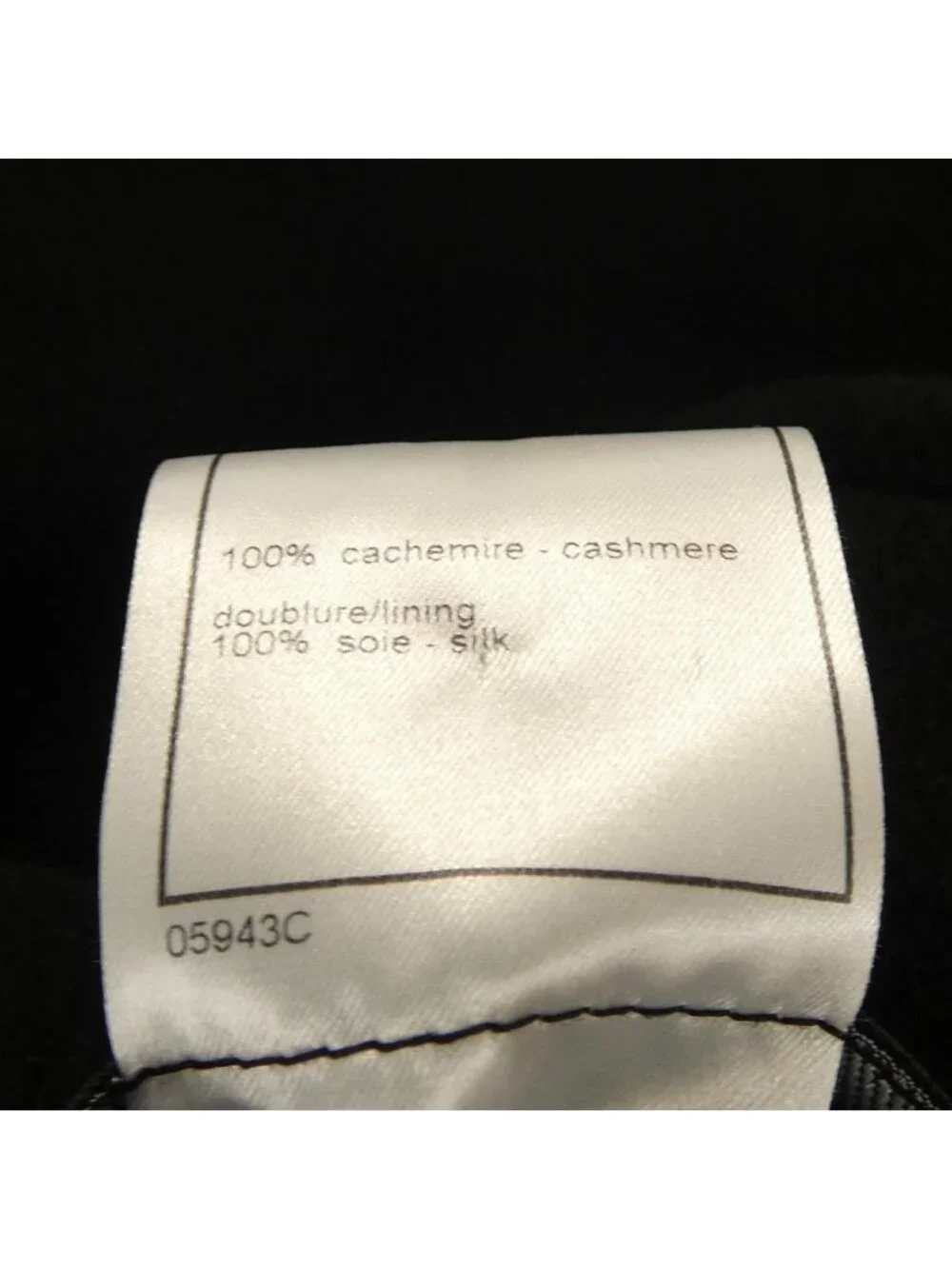 Chanel Coat Black